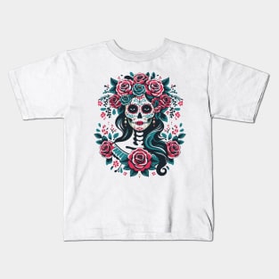 santa muerte Kids T-Shirt